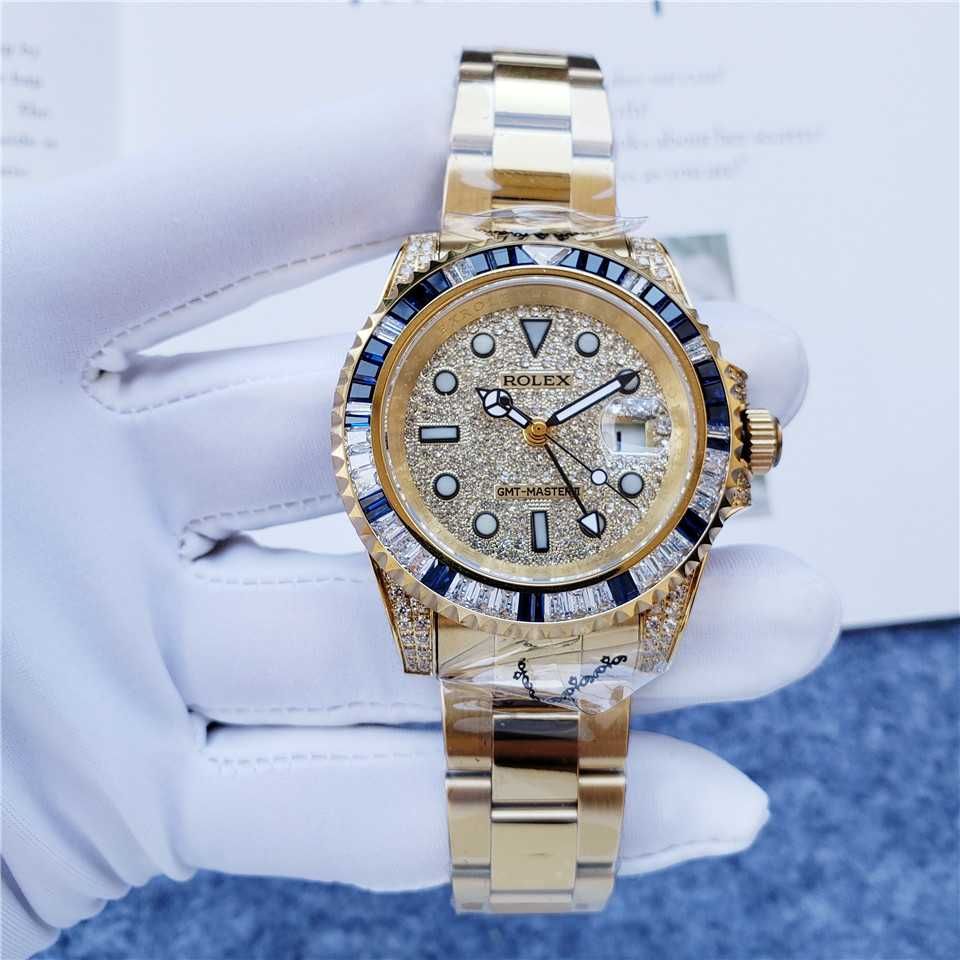 Unisex zegarek automatyczny Rolex GMT-Master II Diamond Warszawa • OLX.pl