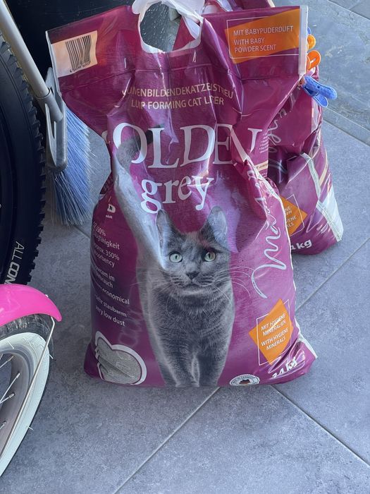 Areia de Gato  Golden Gray(2 Sacos  ~ 24kg)