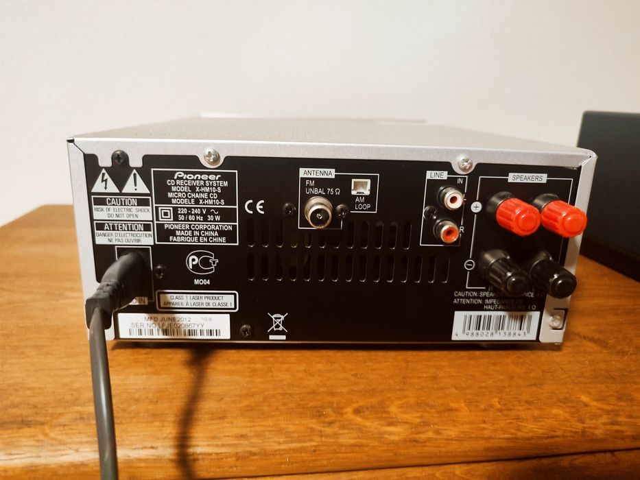 WYPRZEDAŻ! Pioneer X hm10, CD, USB, radio, mini wieża