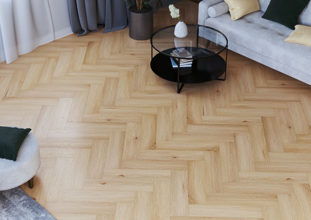 Panele winylowe jodełka Afirmax Legnar Herringbone -Dąb Arvada 18,23m2
