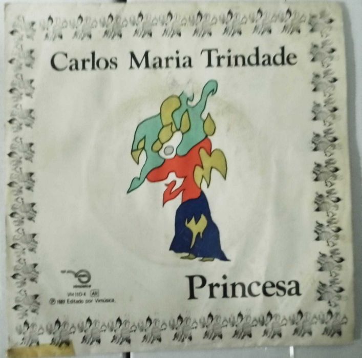 Disco Vinil Single Carlos Maria Trindade ‎– Princesa / Em Campo Aberto