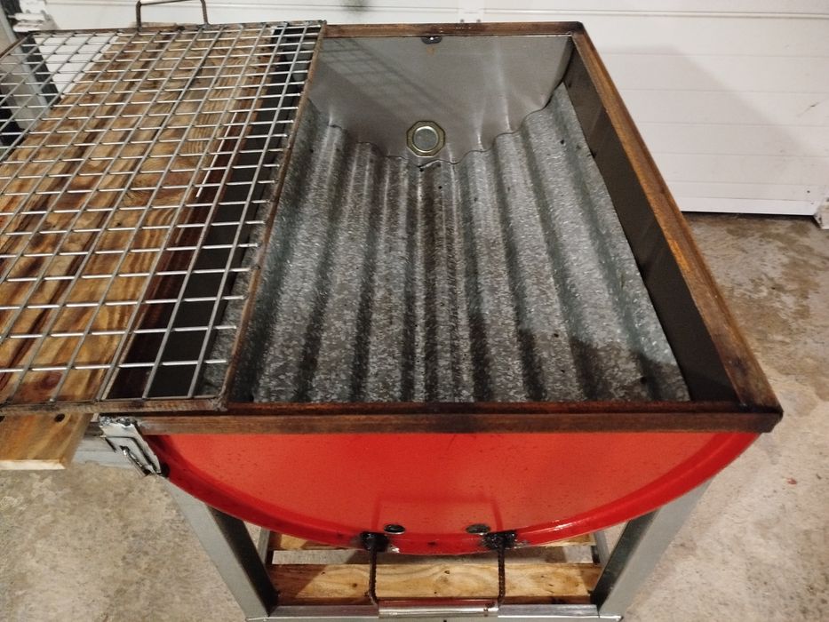 Gruilhador assador artesanal