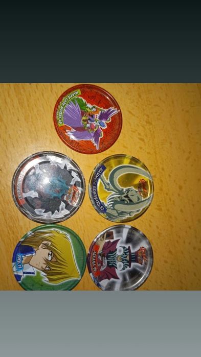 Tazos metálicos yu-gi-oh