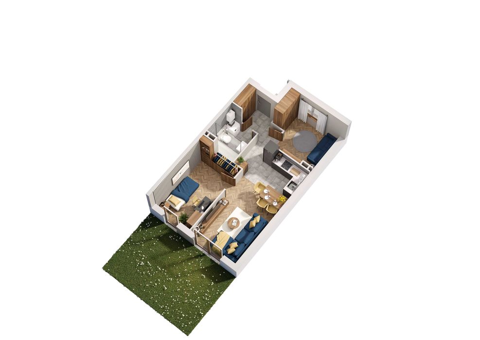 NOWE 3 pokoje 45 m² | Ogródek | Brwinów | Pruszków| od 447 000 zł - View 2