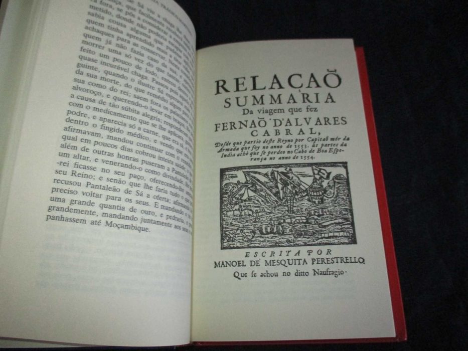 Livro História Trágico-marítima Bernardo Gomes de Brito