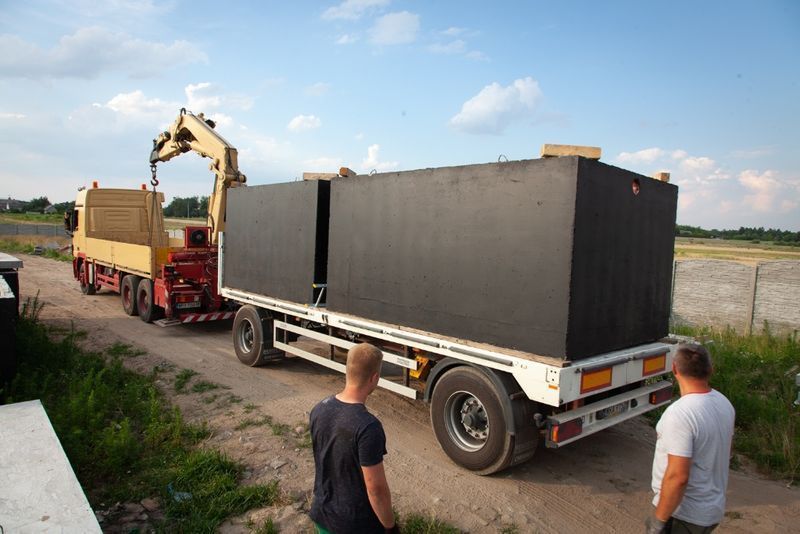 Kanał Samochodowy Warsztatowy 4m WARSZAWA szamba BETONOWE Szambo