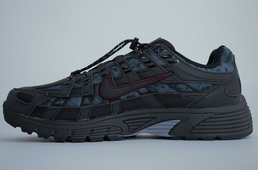 Nike P-6000 Black/Burgundy Crush кросівки 39-44 розмір