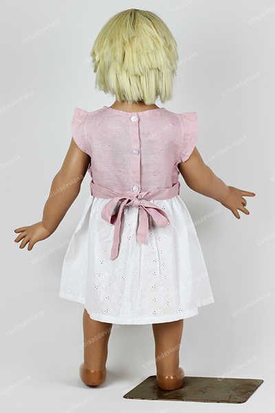 Vestido criança bordado Viana feito à mão - Genuínos