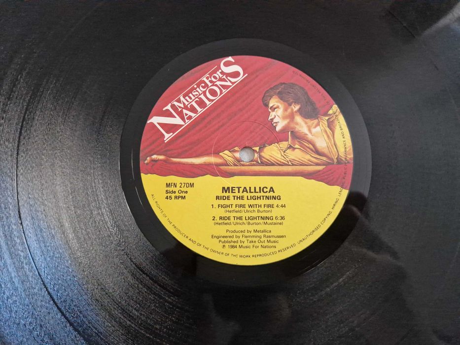 Metallica – Ride The Lightning (2xLP 45 RPM, 1987)
