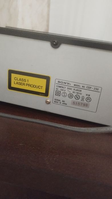 CD програвач Soni