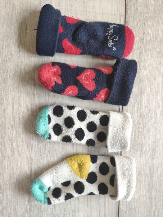 Ciepłe niemowlęce skarpety Happy Socks
