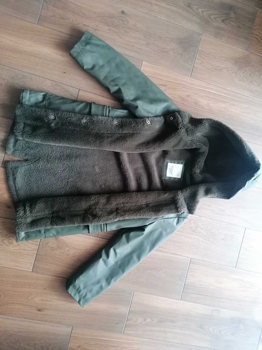 Świetna ciepla kurtka parka nieprzemakalna Zara r 162