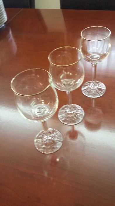 serviço de copos -  6 pessoas - cristal