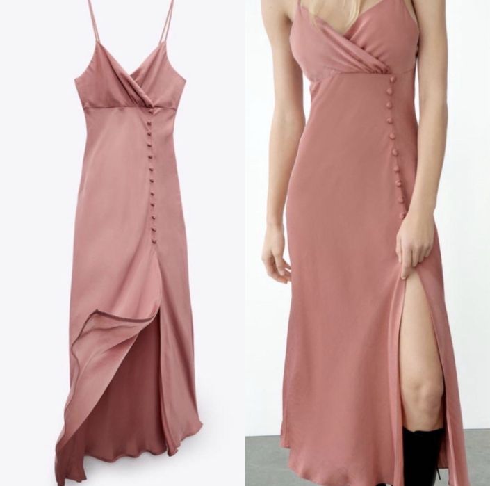 Vestido longo da Zara