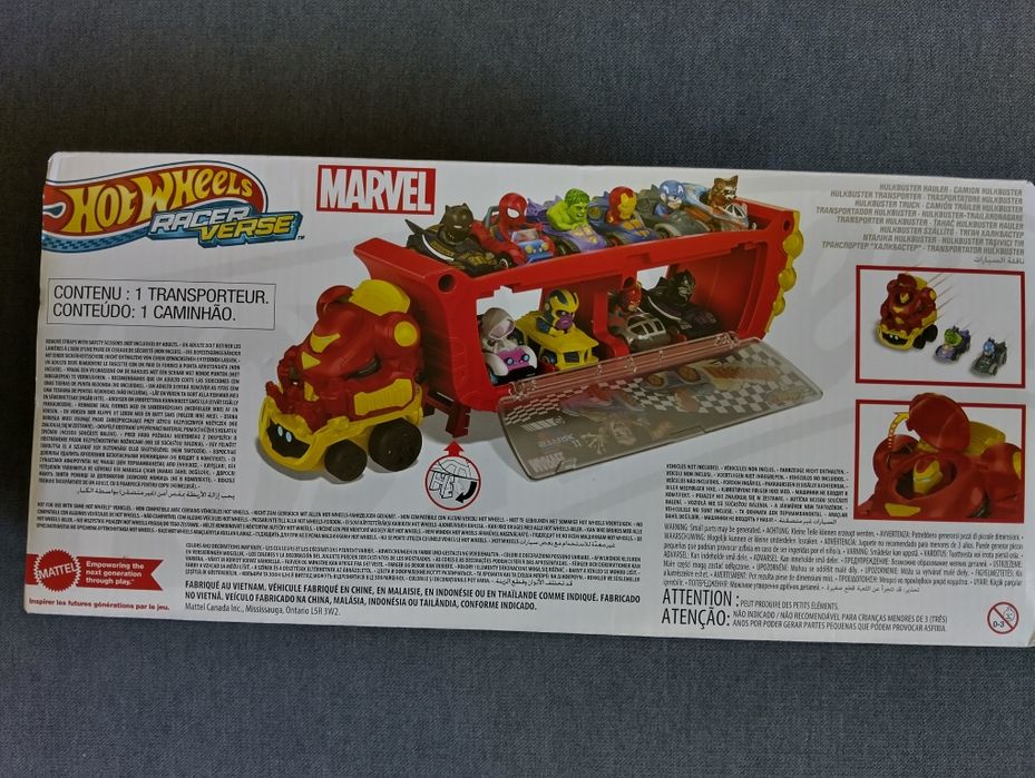 Hot Wheels Racer Verse Marvel Hulkbuster Transporter