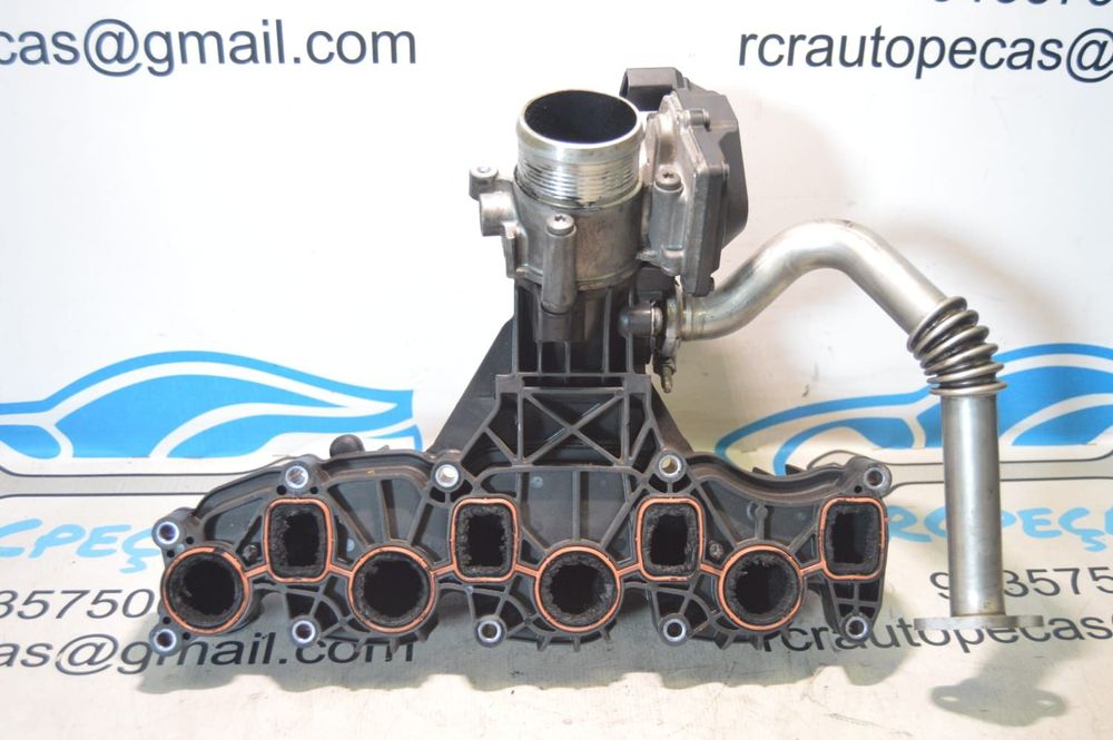 COLETOR ADMISSÃO EGR CORPO BORBOLETA VW VOLKSWAGEN 03L129711AM 03L129711 03L128063R 03L128063 A2C31762900 VW VOLKSWAGEN SHARAN 7N 2.0 TDI 140CV CFF CFFB
