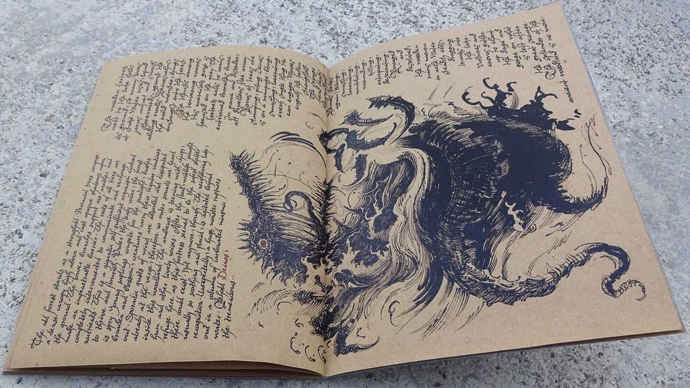 Everto Signum Beastiary Ltd CD Livro Artesanal A5 Black Metal Portugal