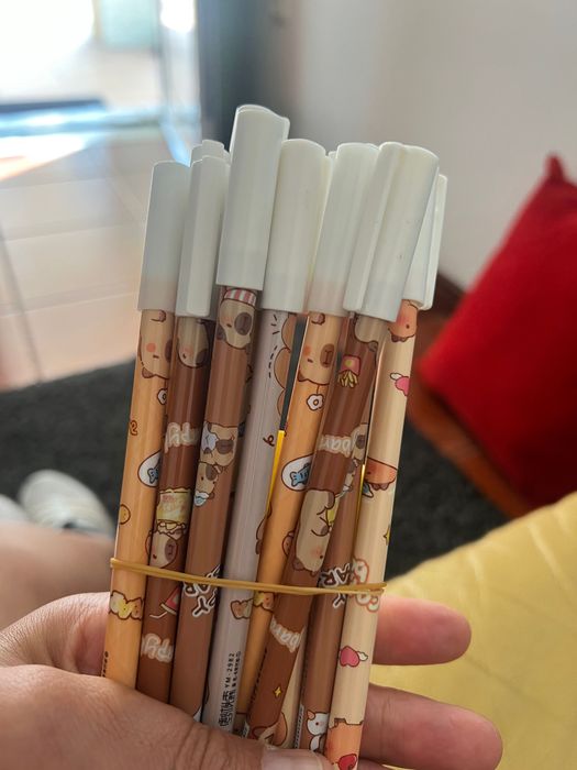 Material Escolar - Canetas e recargas das mesmas