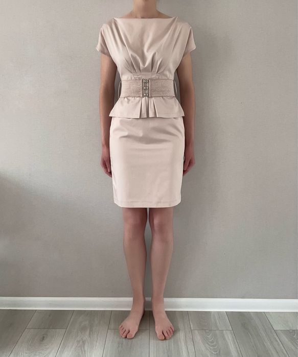 Плаття платье сукня з баскою Mees