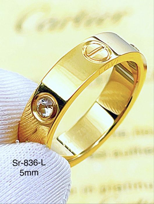 Pierscionek w stylu Cartier Love