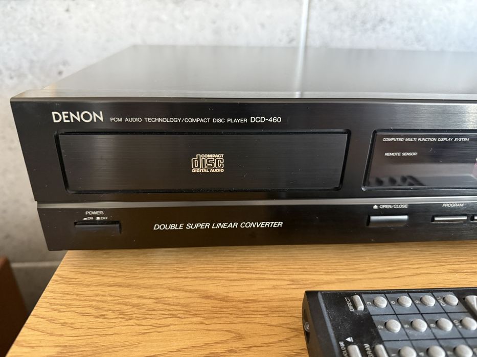 DENON DCD-460 czarny - odtwarzacz CD z pilotem
