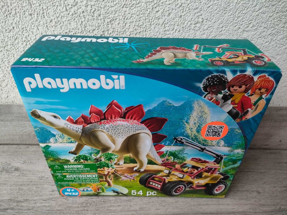 Playmobil Dinos 9432 Dinozaur Stegozaur Pojazd Badawczy NOWY W-wa Lego