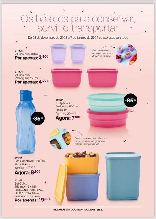 PROMOÇÃO DE FIM DE ANO TUPPERWARE