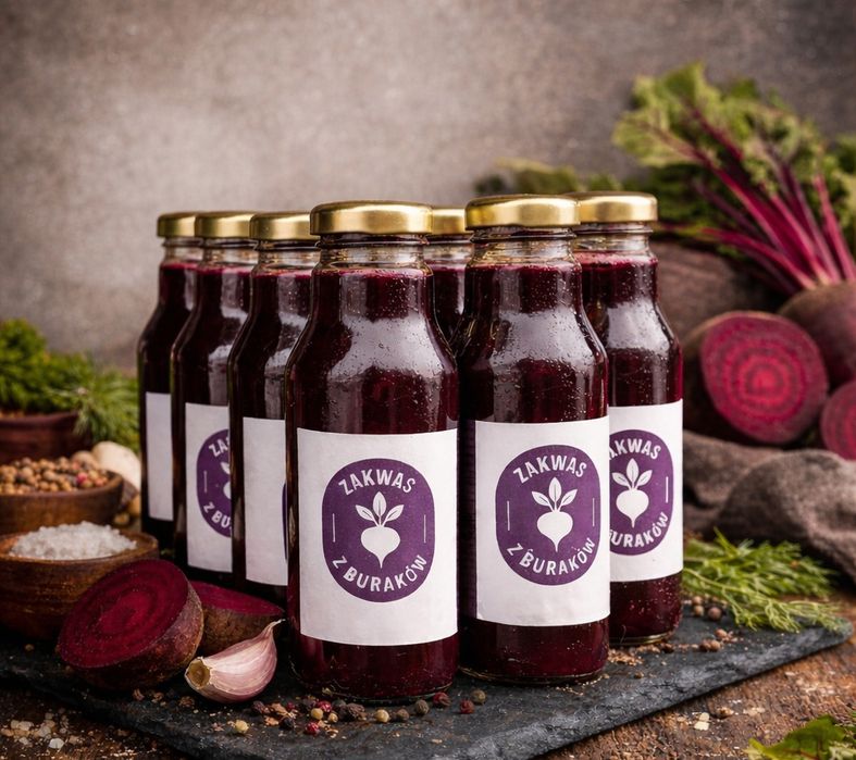 Jaroszowa Szama Zakwas z buraków niepasteryzowany 300 ml