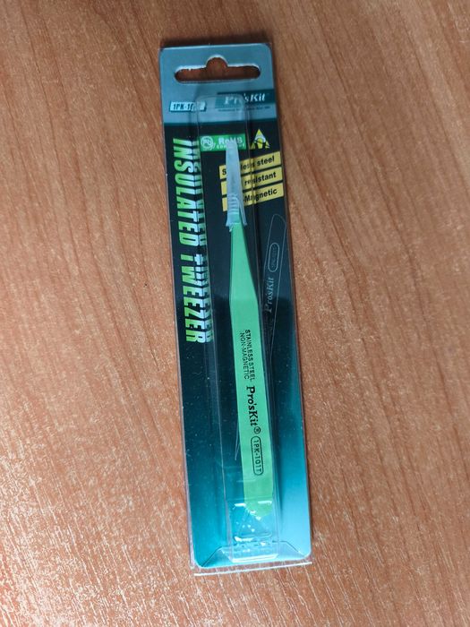 Пінцет прямий Pro'sKit 1PK-101T