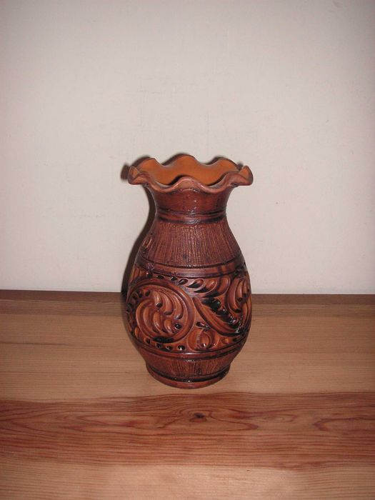 Jarra Faiança Pisa e Galheteiro Azeite / Garrafa Vidro Revestida Couro