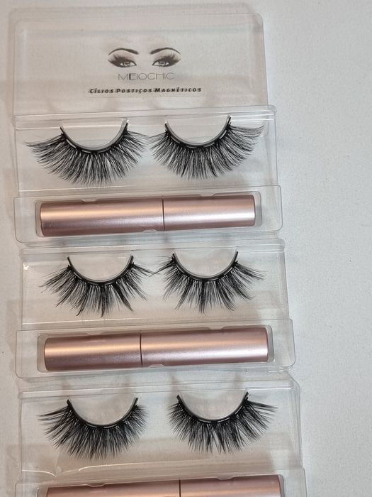 Cílios postiços 3D Magnéticos