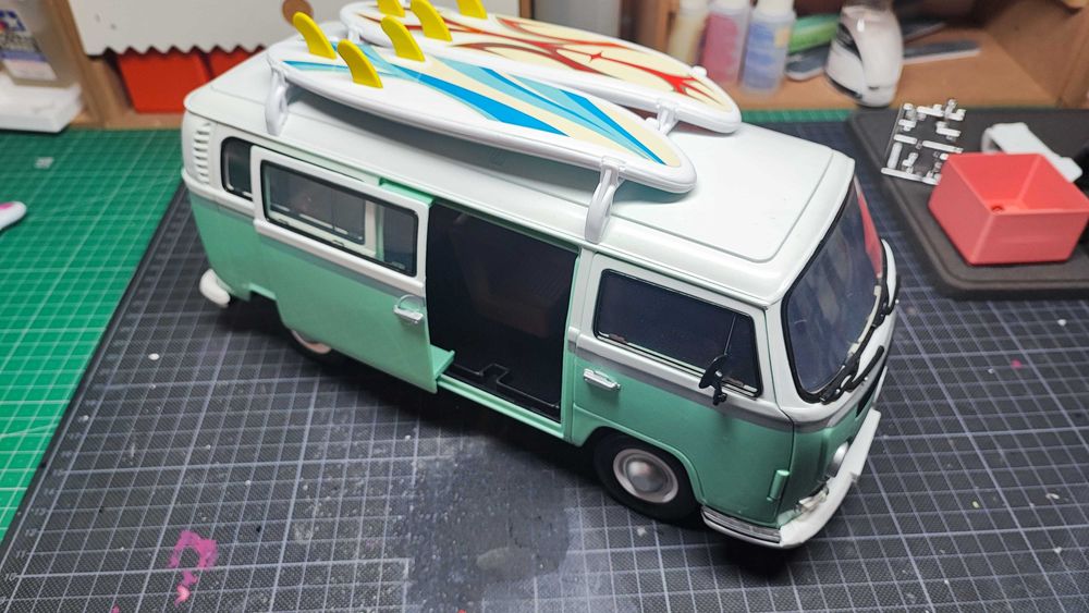 Retro Miniatura VW T2 Dickie Escala 1/14