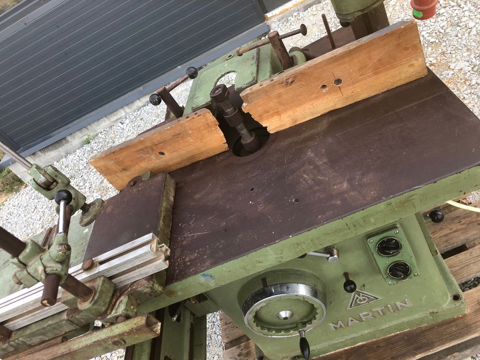 Frezarka dolnowrzecionowa z wózkiem MARTIN czopiarka