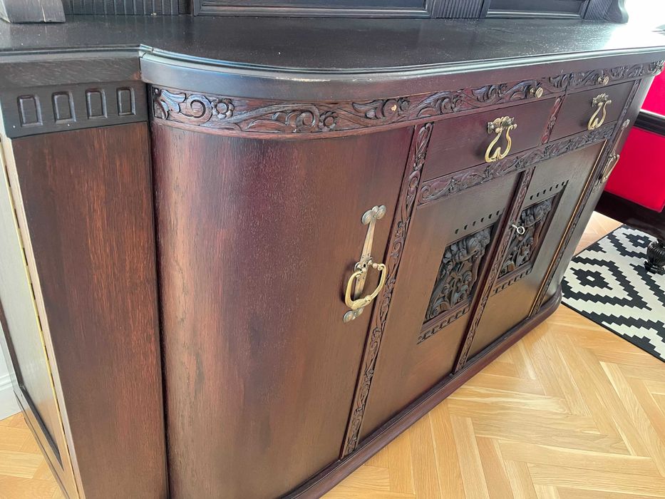 Stary drewniany kredens antyk