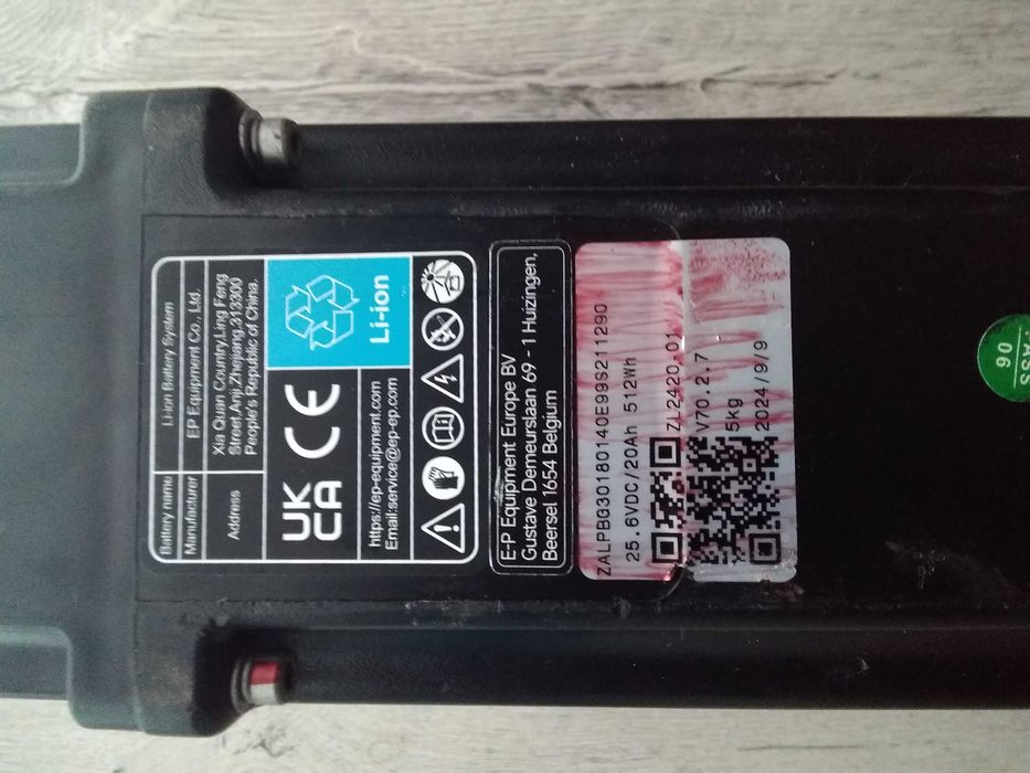 Bateria Still Ech12 Linde mt15c el20 li-ion 24v 20ah 512Wh