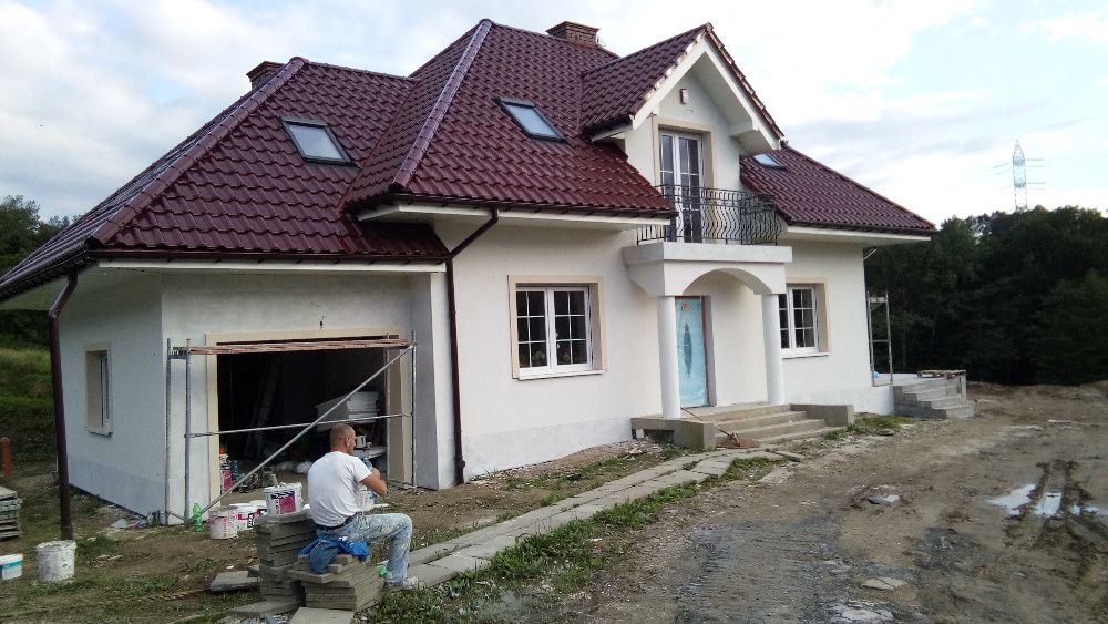 Elewacje ,docieplanie budynków .Małopolska