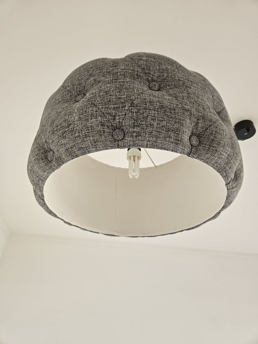 Abajur efeito almofadado