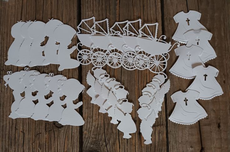 Scrapki dziecięce nr 30 zestaw do Chrztu