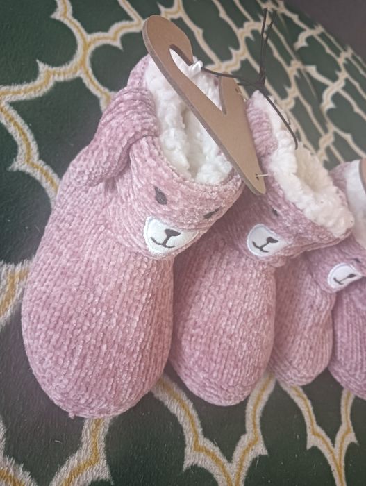 2 pary kapci dziecięcych ocieplanych 24/25