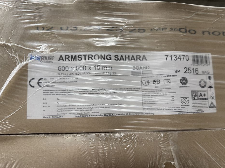 Armstrong Sahara 600x600x15 - płyta sufitowa