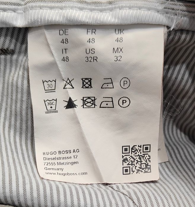 Wr) Boss Rice strech  slim fit oryginalne spodnie materiałowe Roz.32R