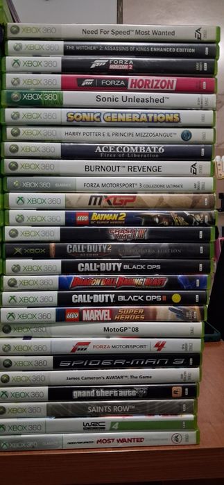 Grande lote de jogos XBOX 360 – Lista completa – Desde 1€
