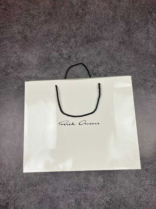 !PREMIUM! Rick Owens Ramones Black White 36 37 38 39 40 41 42 43 44 45