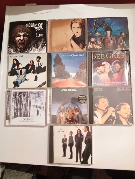 Płyty z muzyką 10 pozycji + gratis