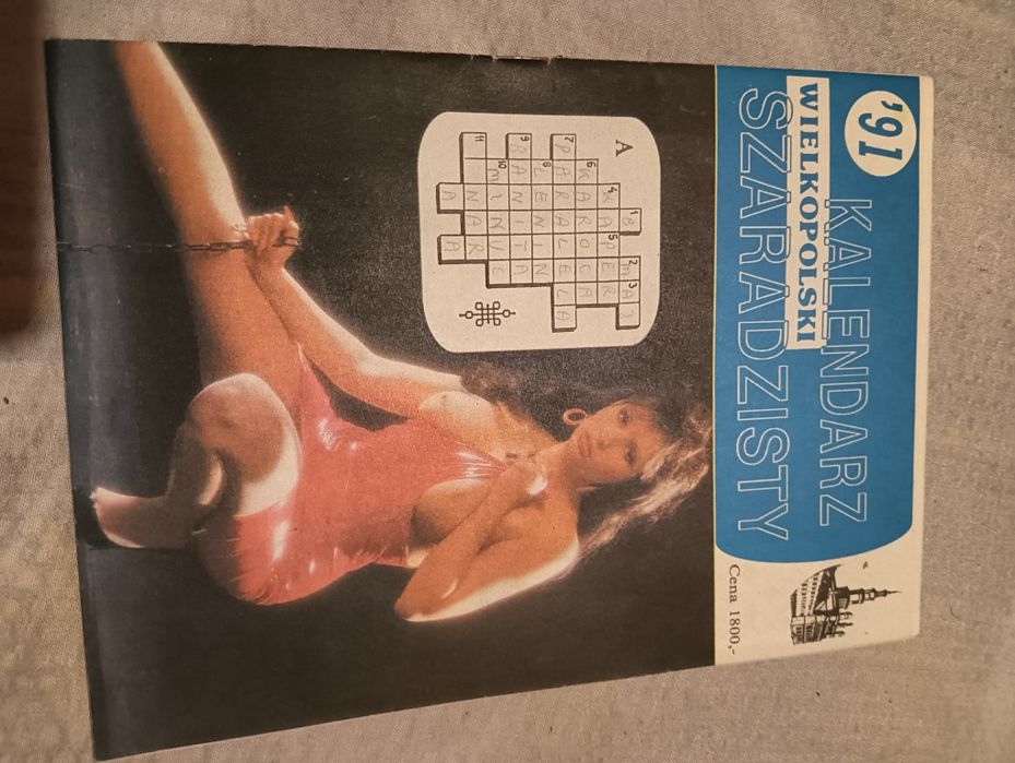 Kolekcjonerski Kalendarz Szaradzisty Wielkopolski 1991 Retro