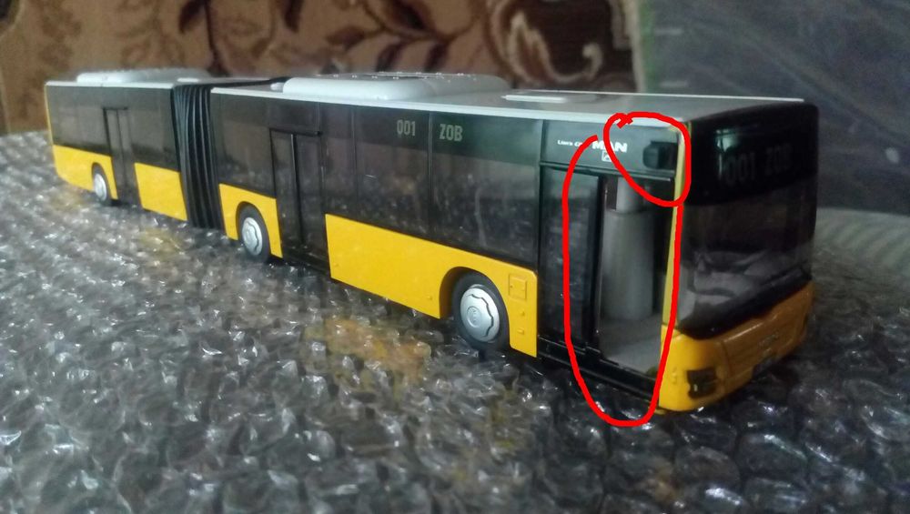 Автобус siku 3736 MAN NG 313