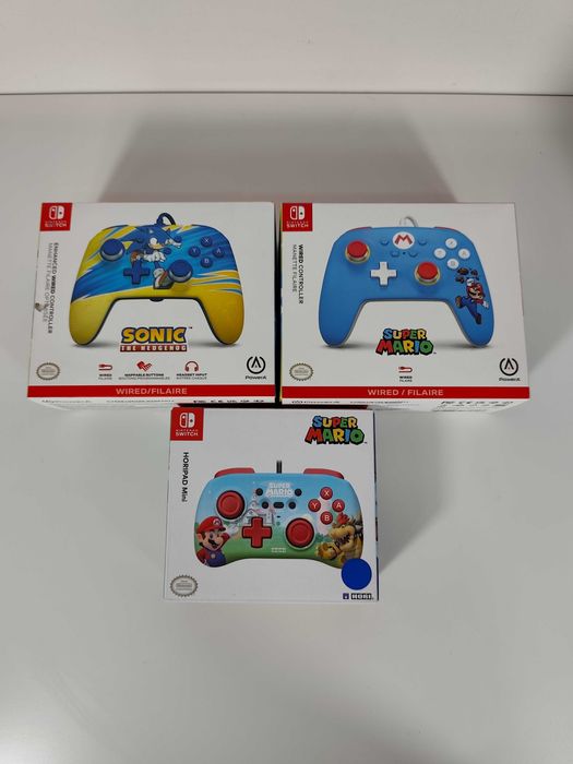 Comandos Nintendo Switch - Mario e Sonic - Selados