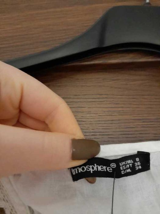 Biała narzutka atmosphere rozm M