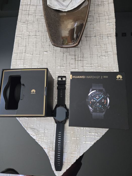 Huawei Watch GT 2 46mm Preto – Smartwatch com Caixa Original