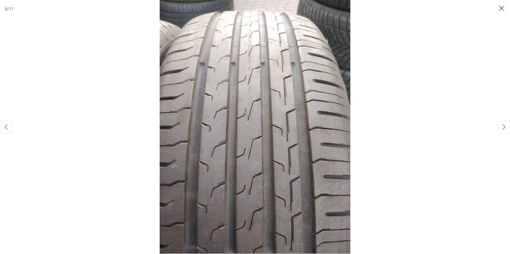 4x nowe opony letnie Continental EcoContact 6 215/55 R17